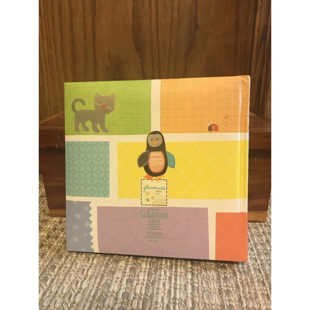 Baby Photo Album C.R. Gibson Critters,‎ Zebra, Cat, Penguin, Newborn Gift
